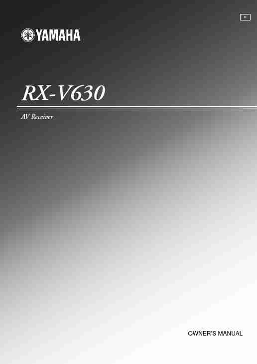 Yamaha Stereo System RX-V630-page_pdf